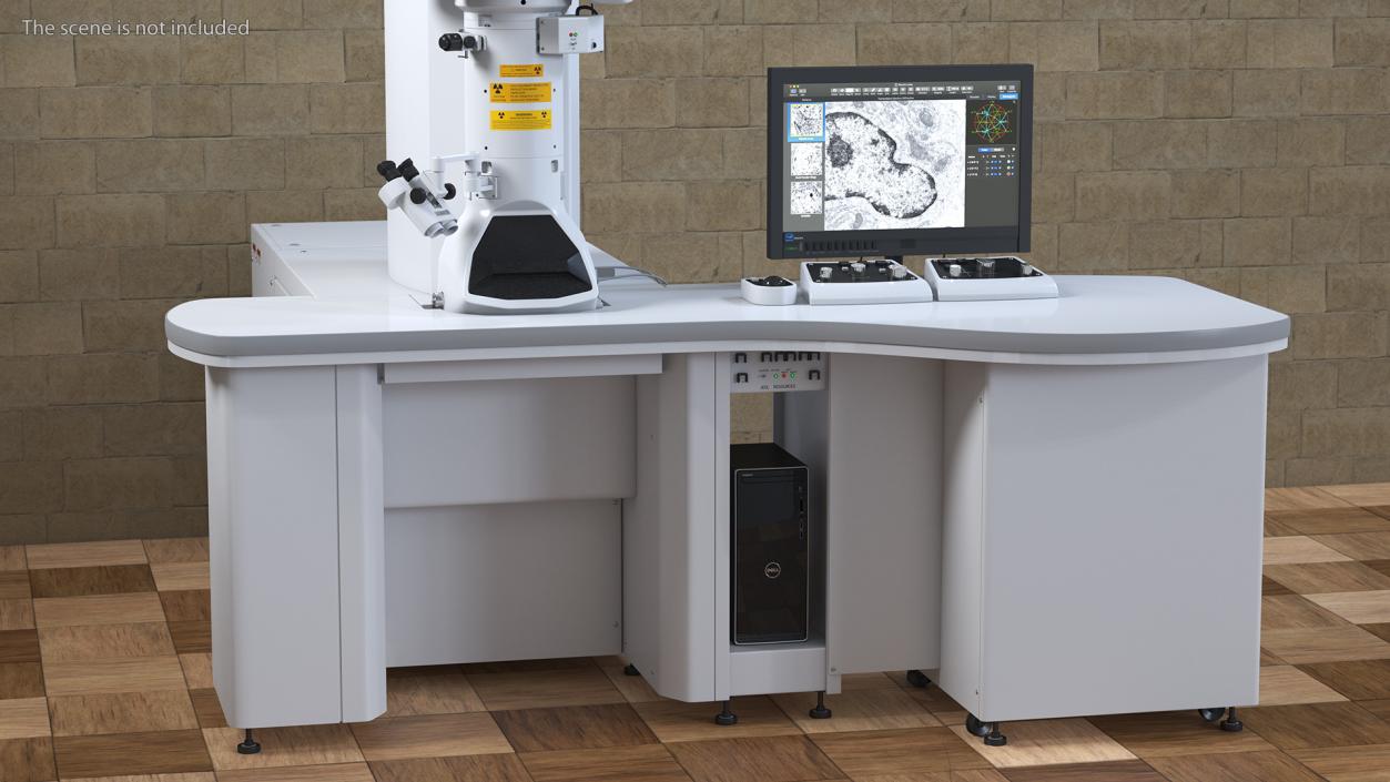 Transmission Electron Microscope JEOL With Control System 3D