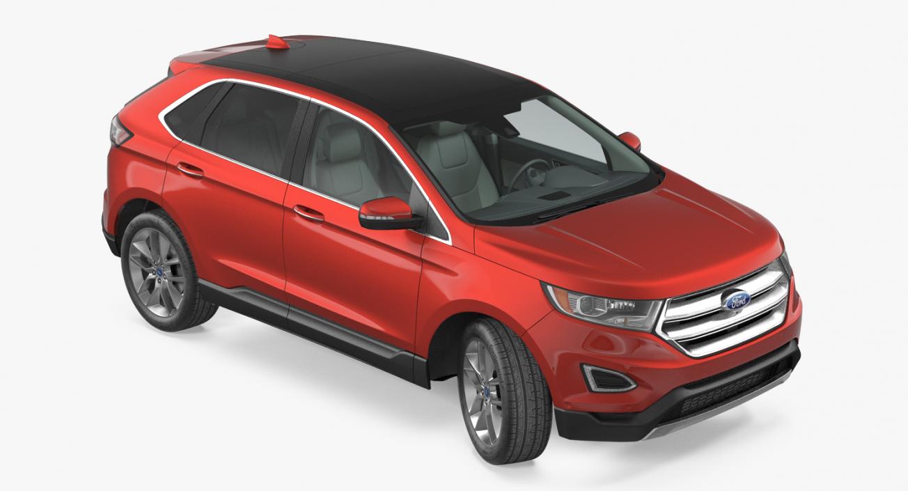 3D Ford Edge 2015 Rigged
