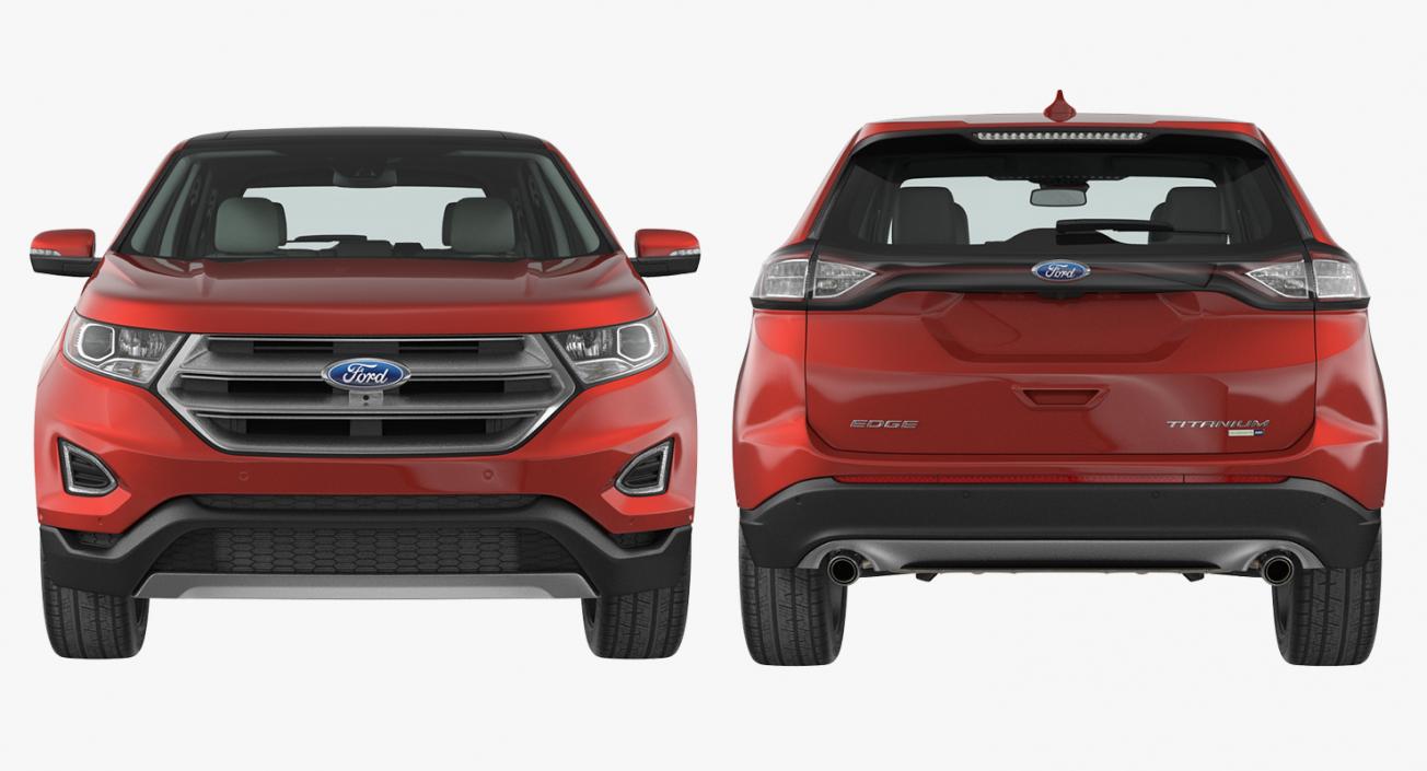 3D Ford Edge 2015 Rigged