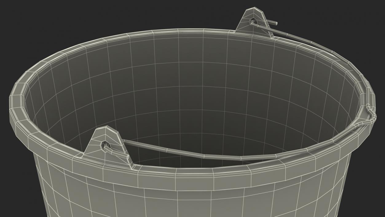 3D Construction Bucket 20L model