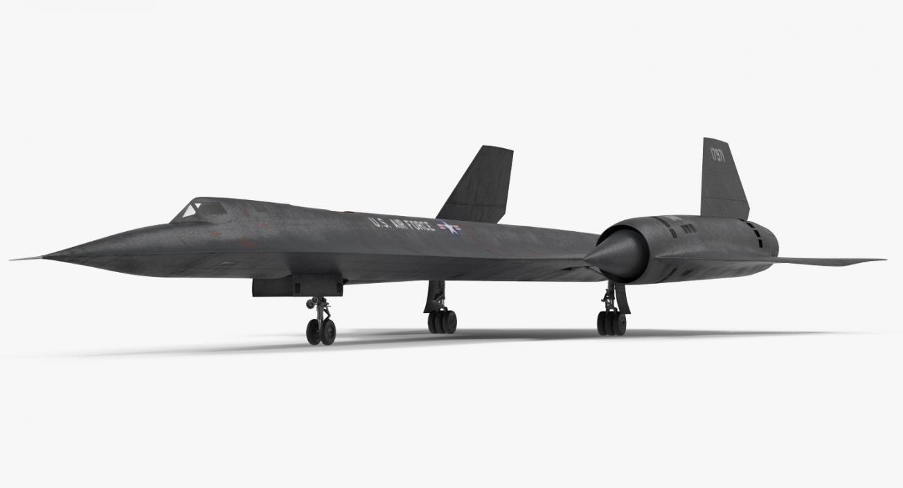 Lockheed SR-71 Blackbird 3D model