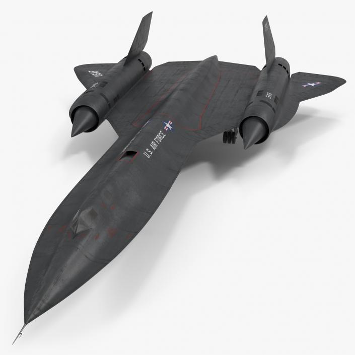 Lockheed SR-71 Blackbird 3D model