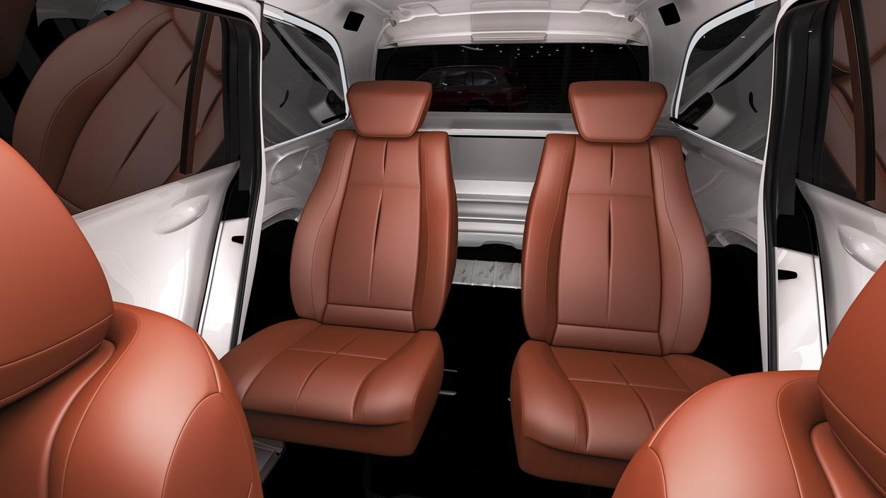 3D Luxury SUV Simple Interior