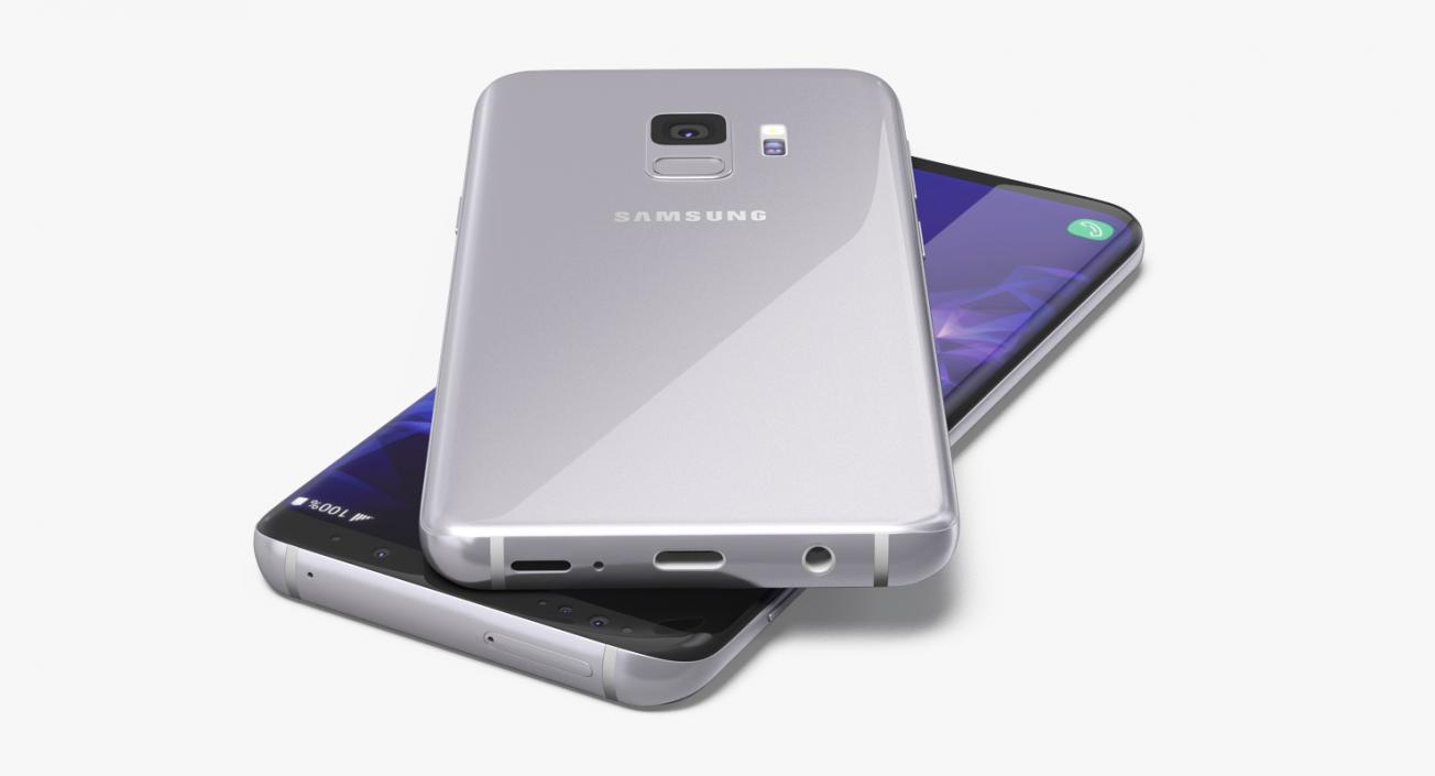 3D Samsung Galaxy S9 Set