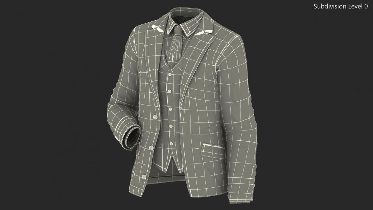 Leisure Suit Jacket 3D model
