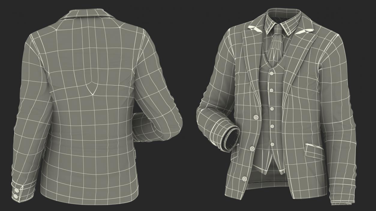 Leisure Suit Jacket 3D model