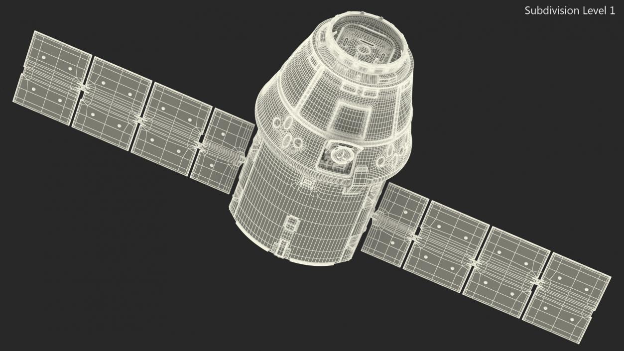 ISS Module Dragon 3D