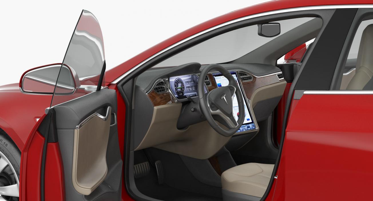 3D Tesla Model S 60 2015