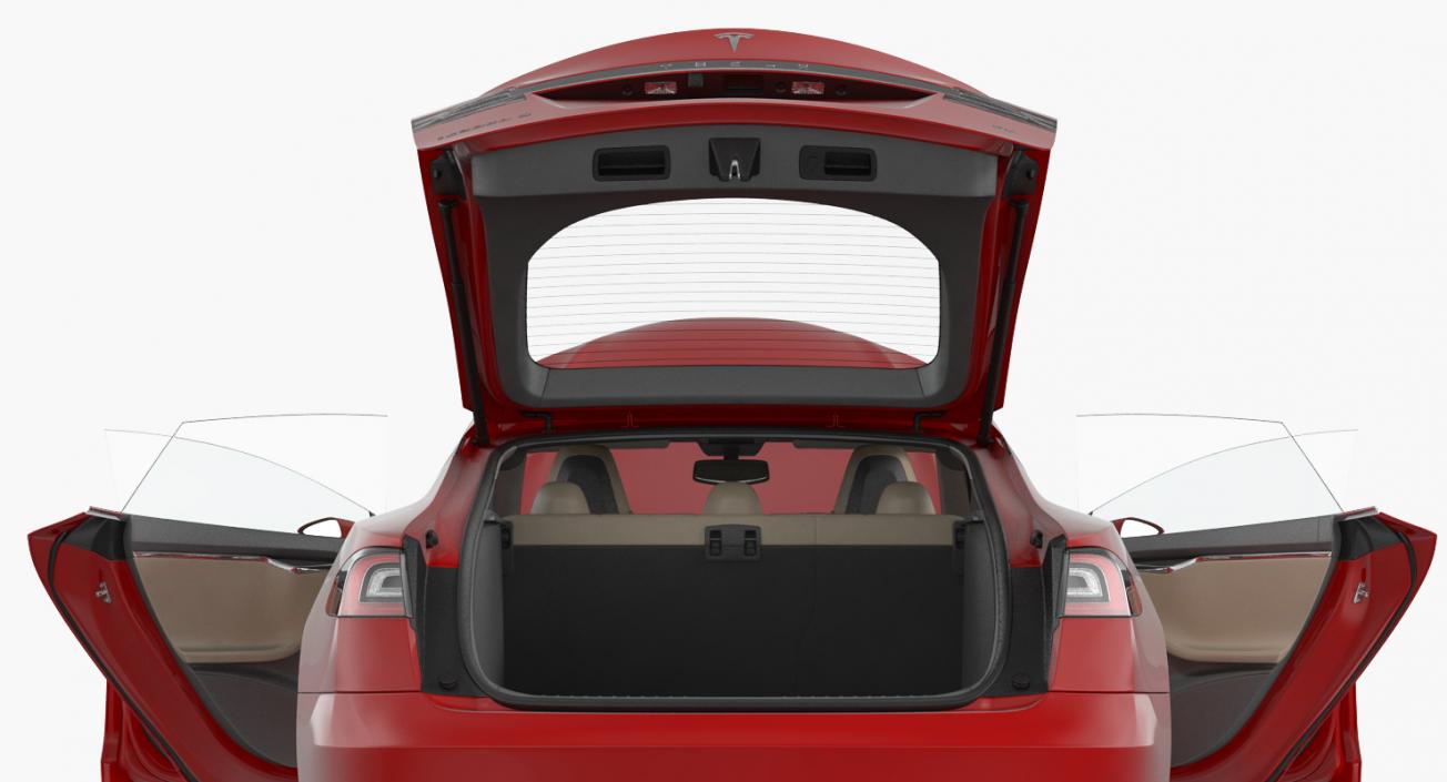 3D Tesla Model S 60 2015