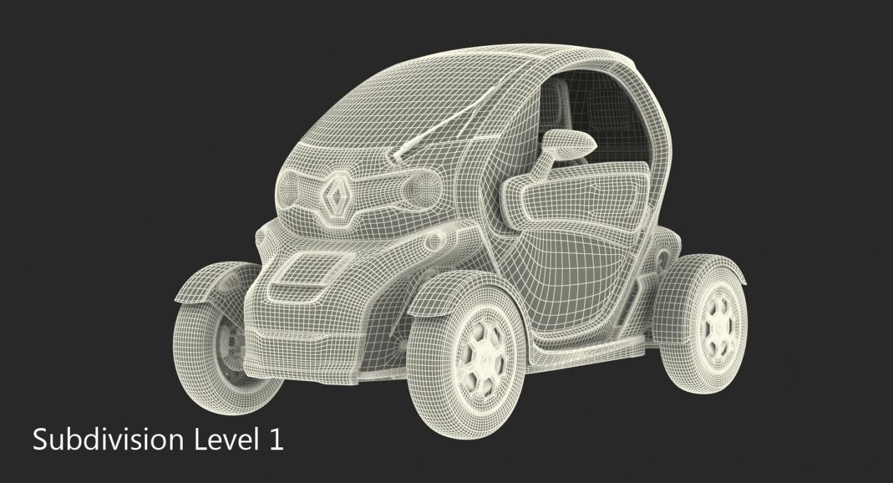 3D Renault Twizy 2018 model