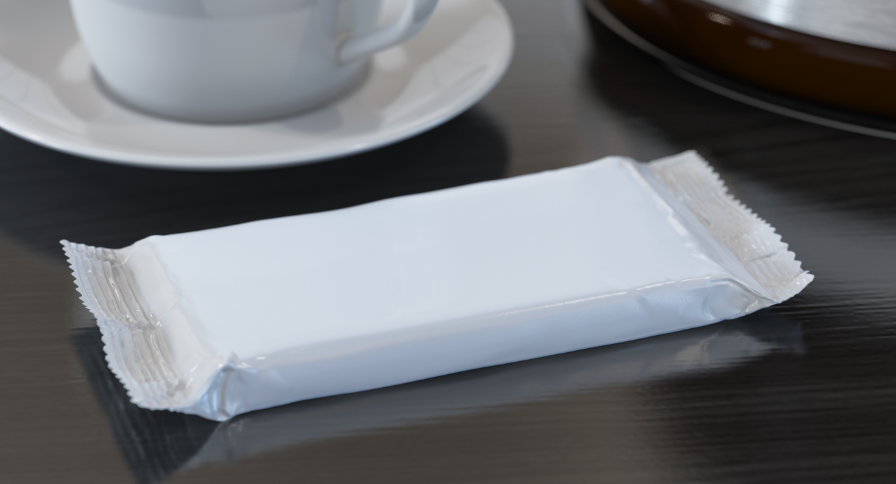 3D model White Paper Wide Chocolate Bar