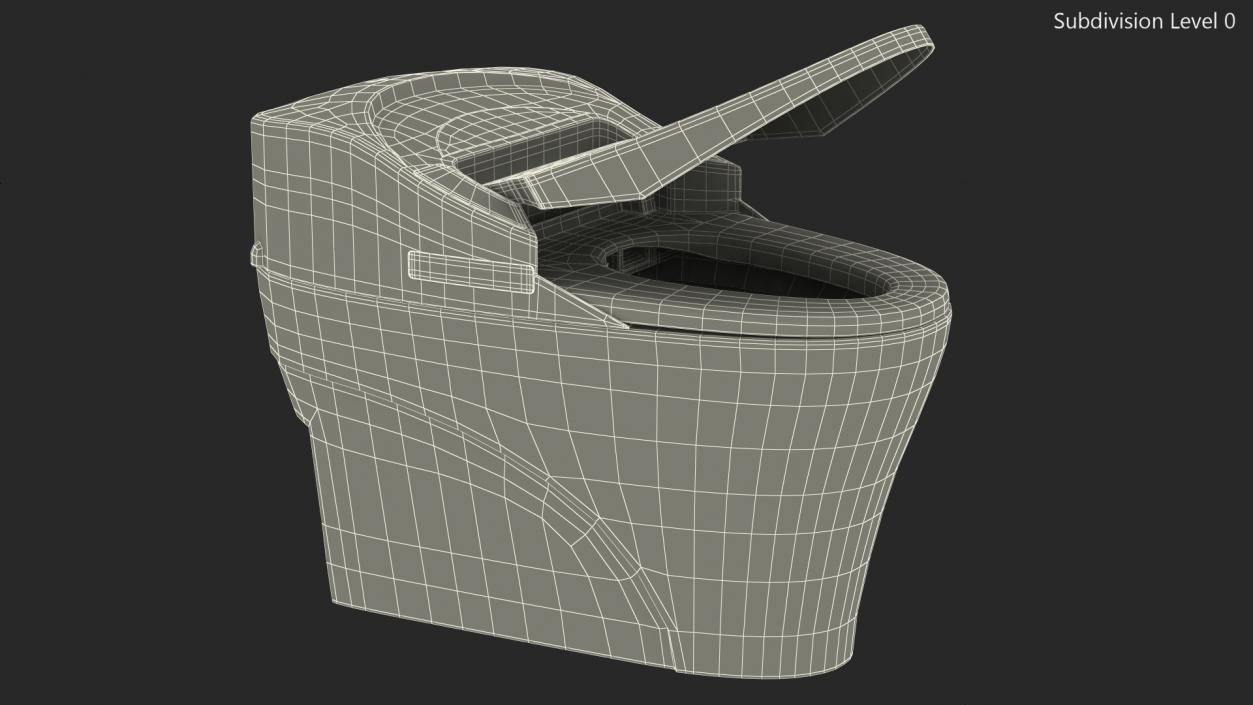 3D Bidet Smart Toilet model