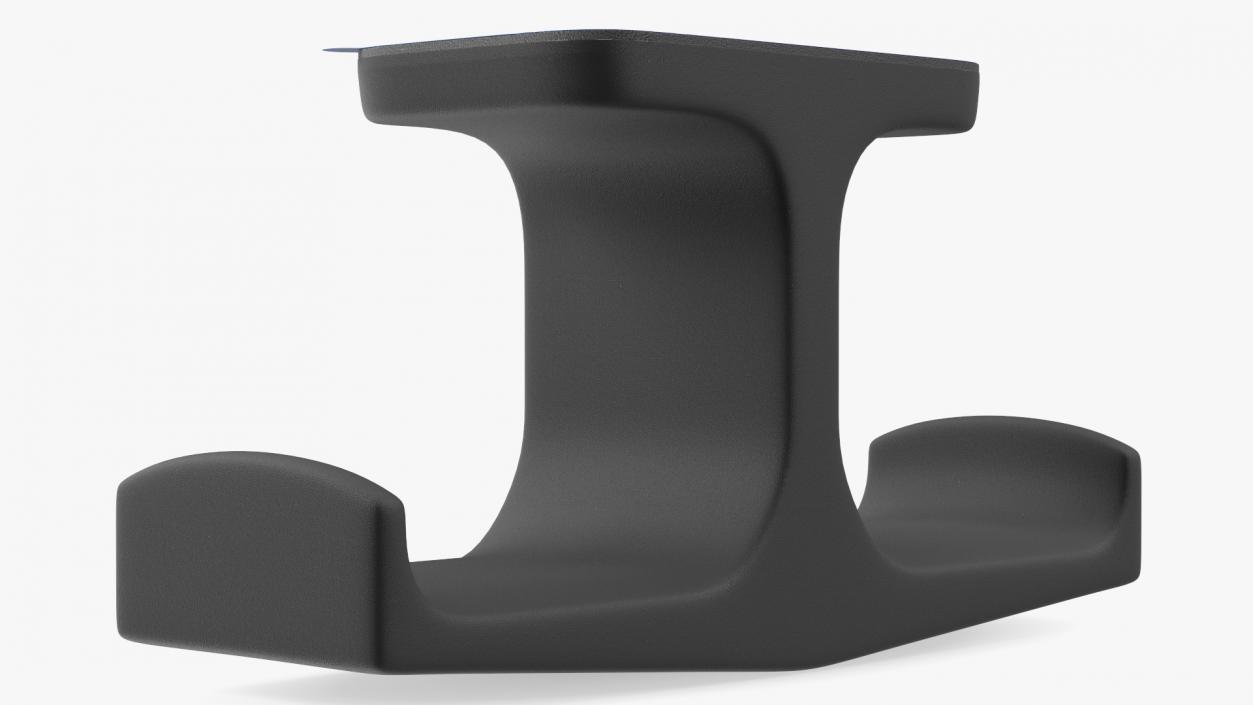 Under-Desk Headphone Stand Mount Holder 3D model