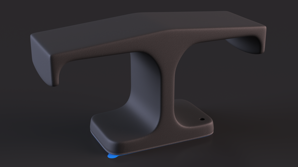 Under-Desk Headphone Stand Mount Holder 3D model