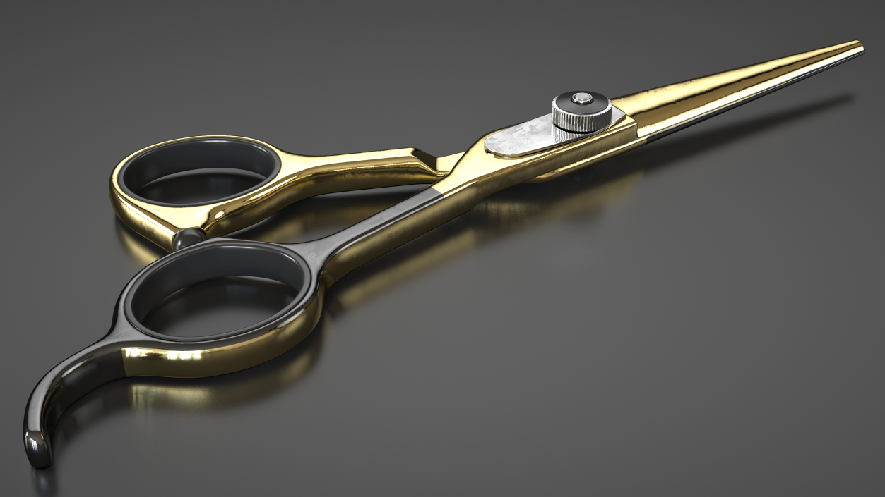 3D model ShearGuru Professional Straight Edge Scissors
