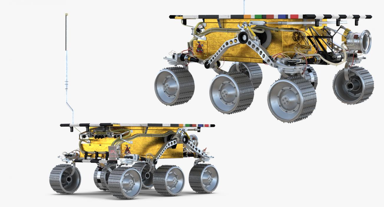 3D model Mars Rover Sojourner