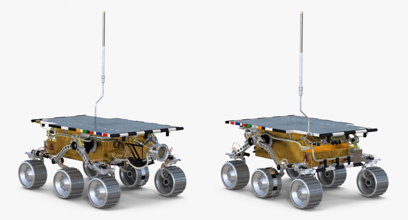 3D model Mars Rover Sojourner