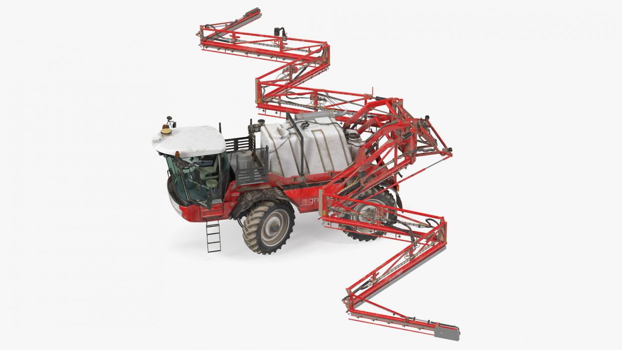 Agrifac Condor 5 Self Propelled Crop Sprayer Dirty Rigged 3D