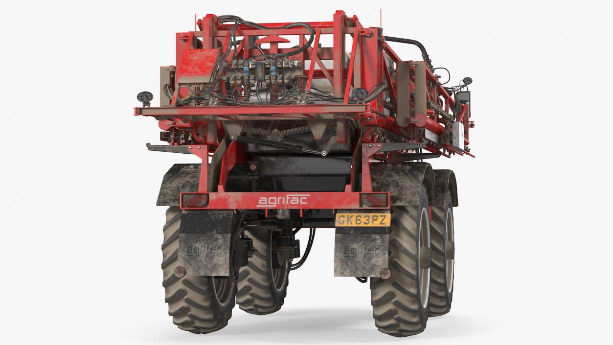 Agrifac Condor 5 Self Propelled Crop Sprayer Dirty Rigged 3D