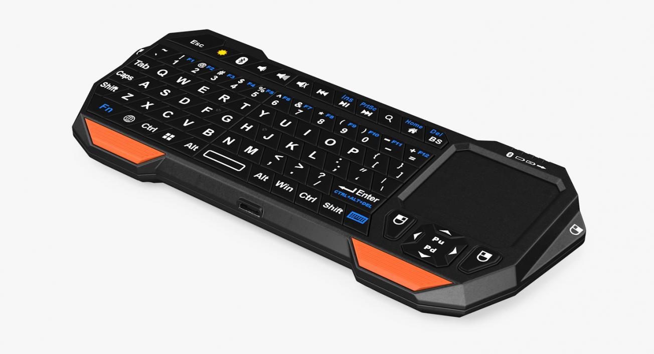 3D Portable Mini Wireless Keyboard Fosmon model