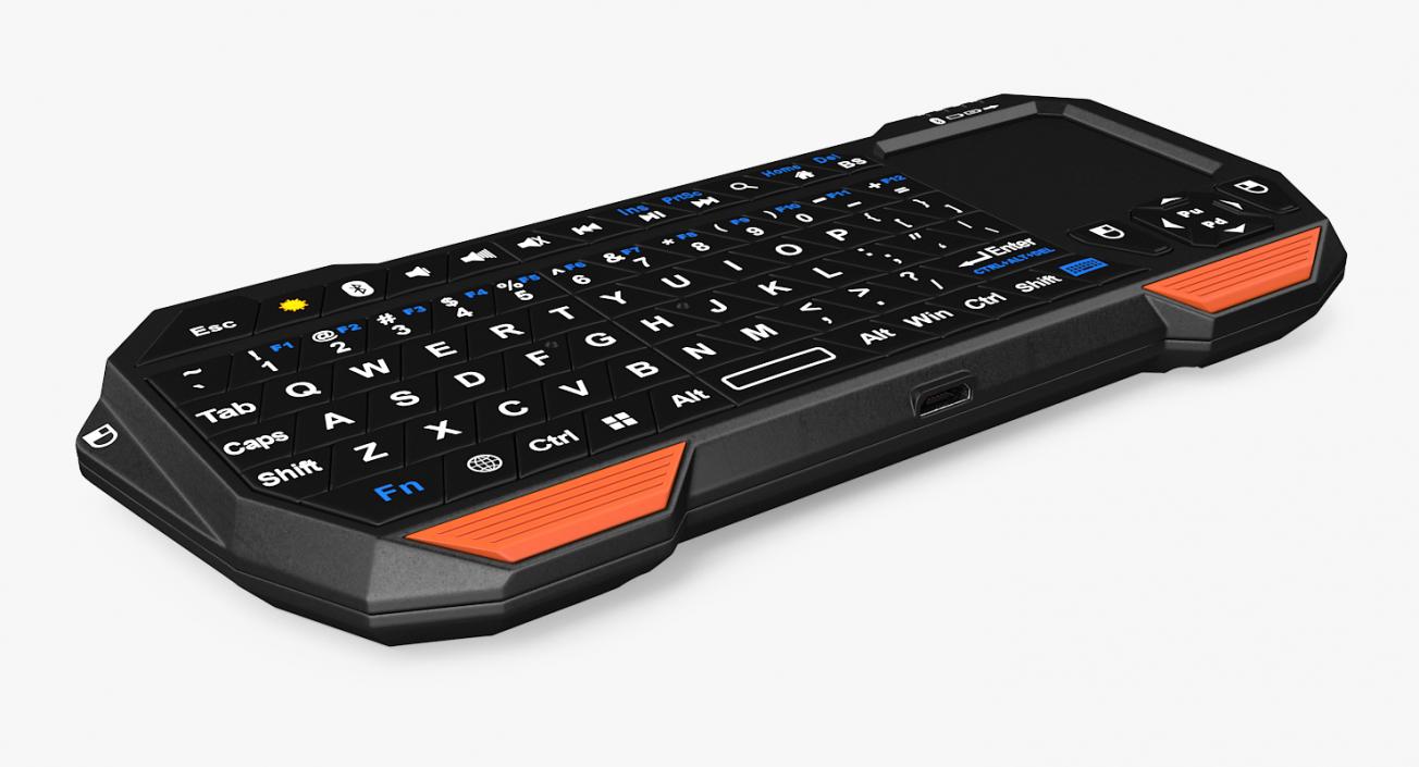 3D Portable Mini Wireless Keyboard Fosmon model