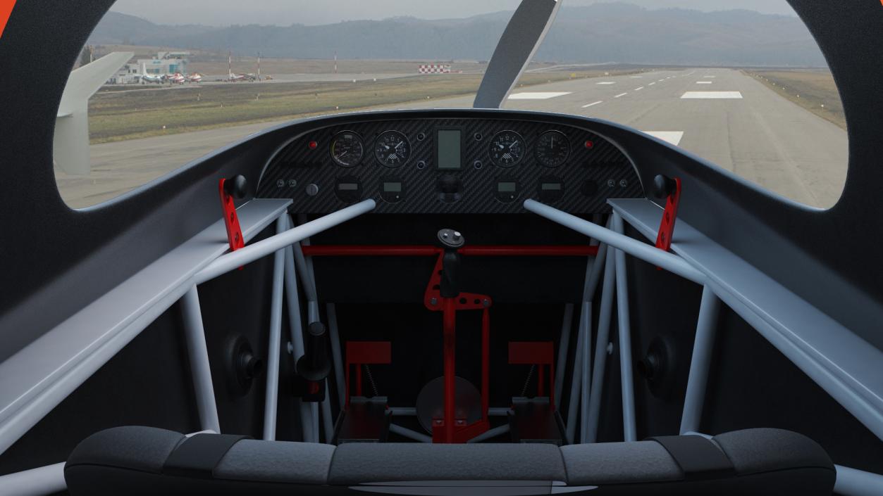 3D model Zivko Edge 540 Aerobatic Aircraft Rigged