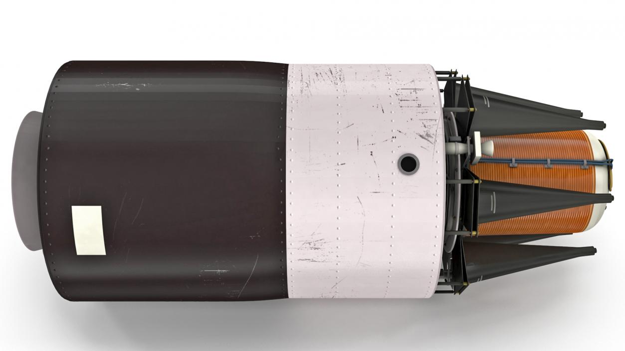 3D Trident II Ballistic Missile Warhead