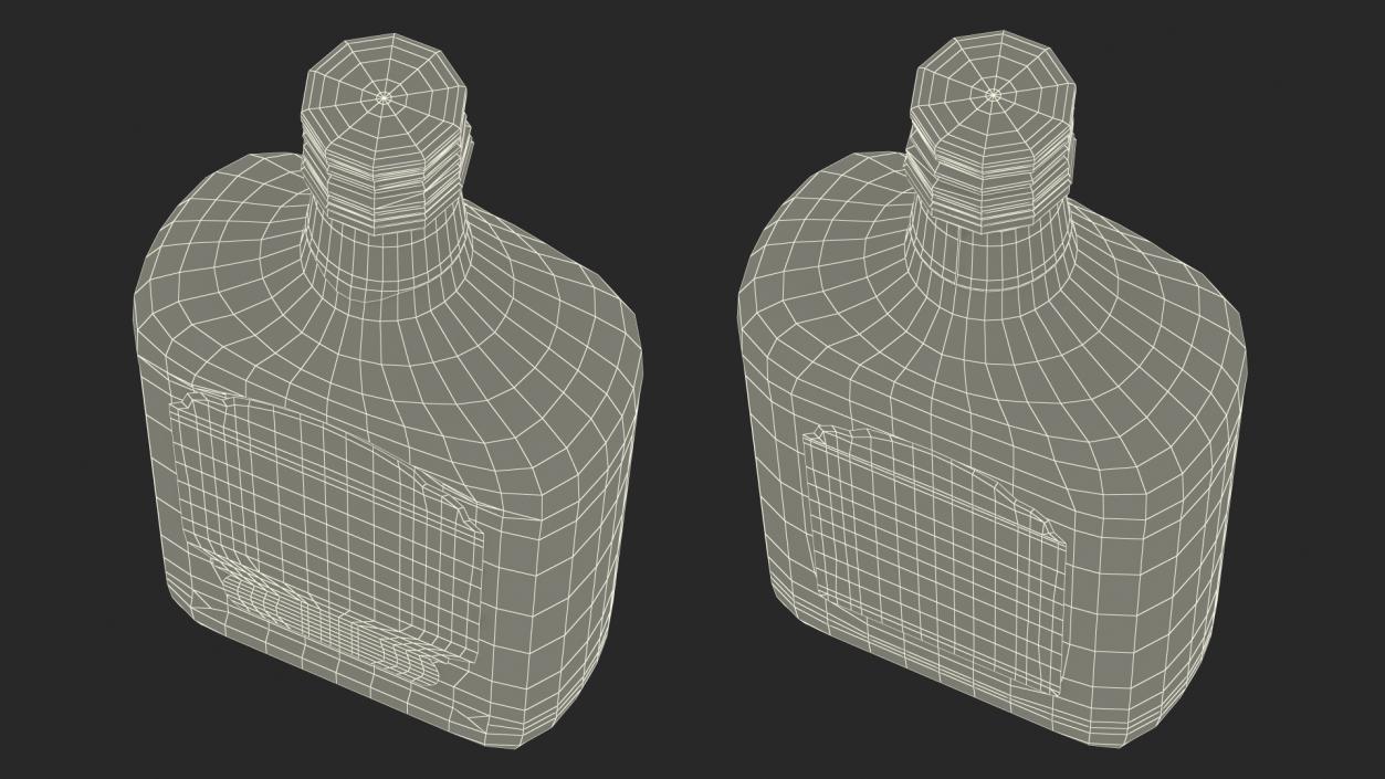 Rum Bottle 40 vol 3D