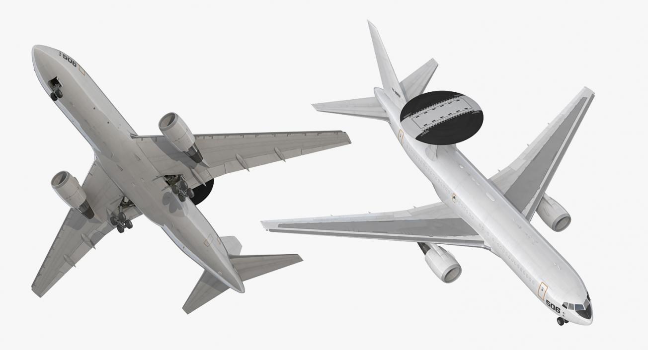 AWACS Boeing E767 3D