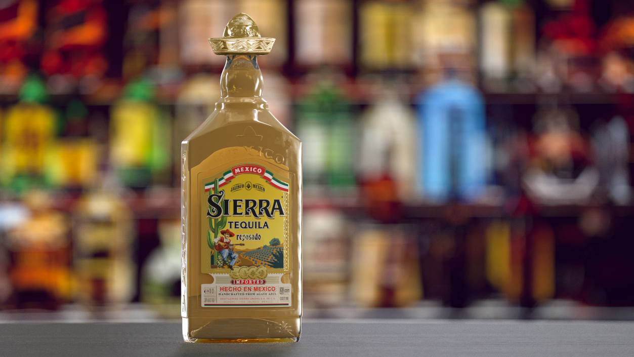 3D Sierra Tequila Reposado model