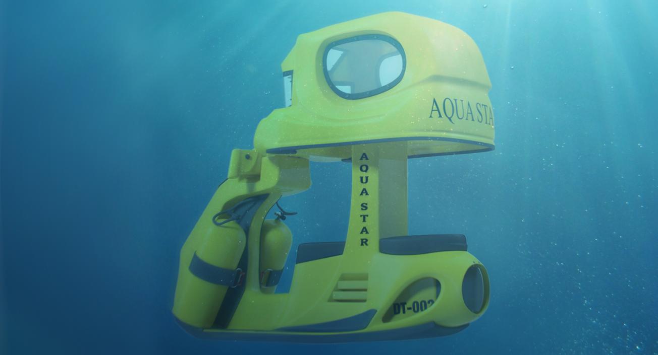 Underwater Scooter Aquastar 3D
