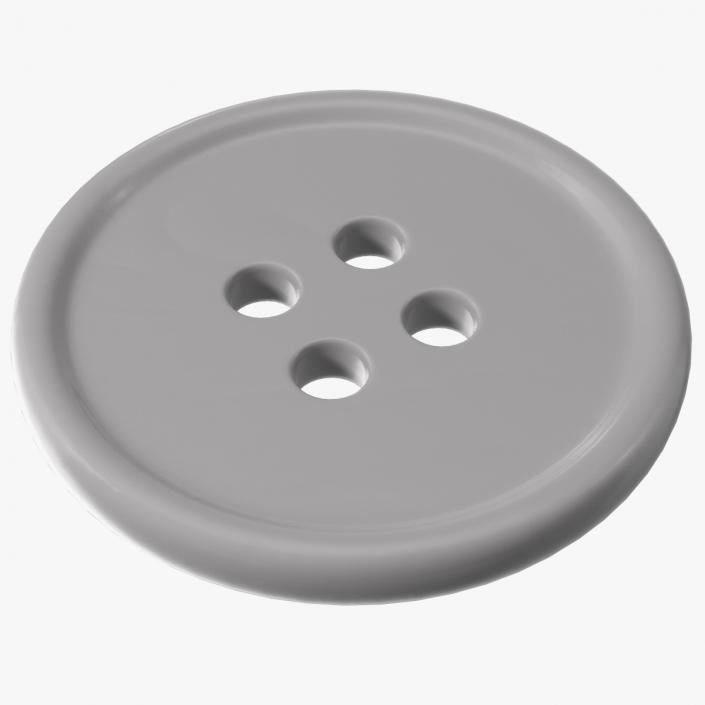 3D Button Grey