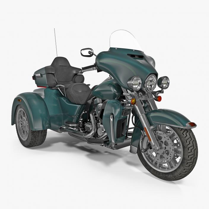 3D Trike Motorcycles Collection model
