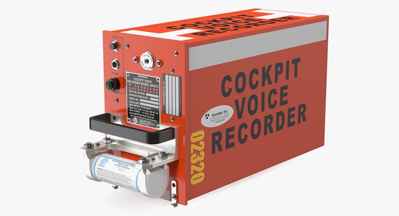 3D Cockpit Voice Recorder CVR