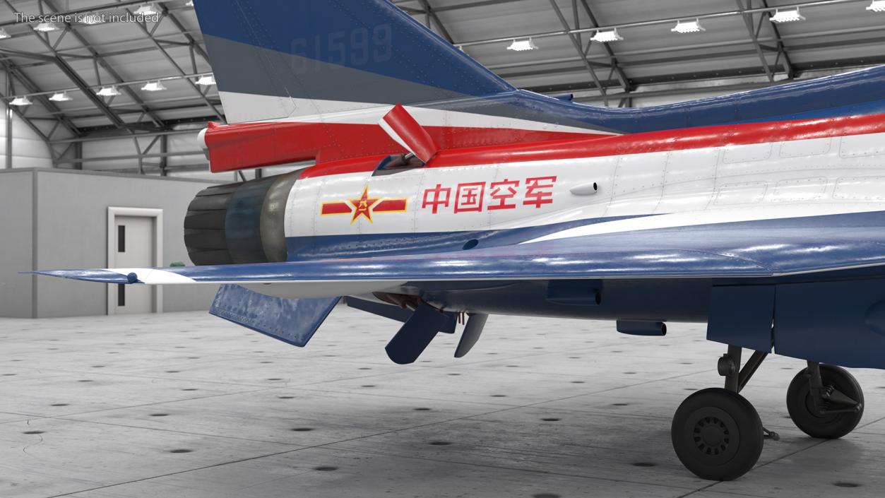 3D Chengdu J10 S Aerobatic Team Tandem Seated Jet