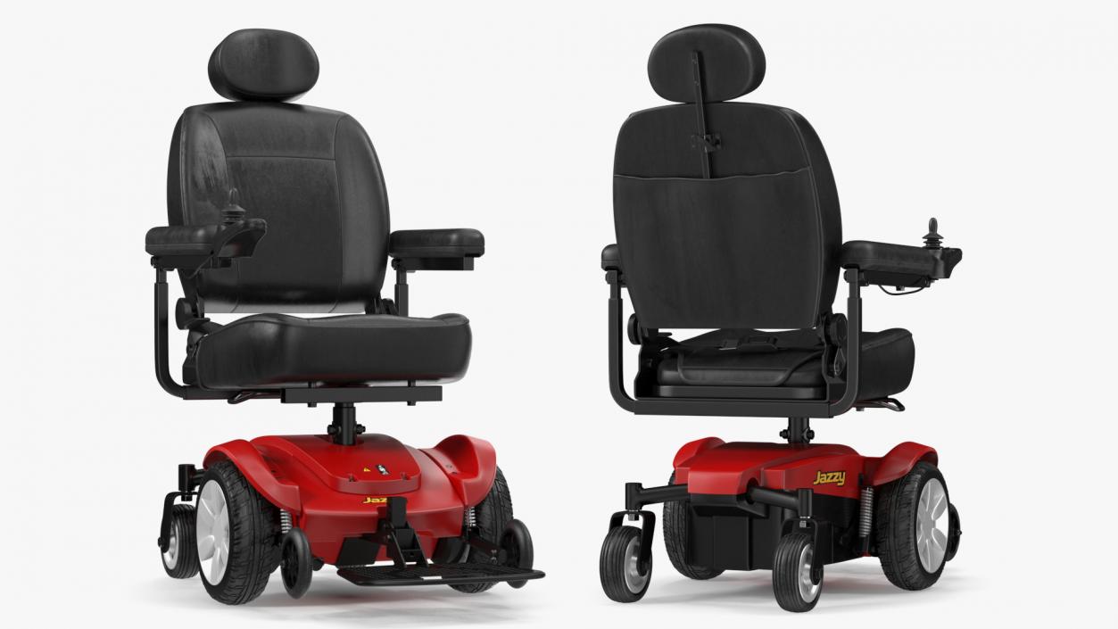 3D model Jazzy Select Wheelchair Rigged