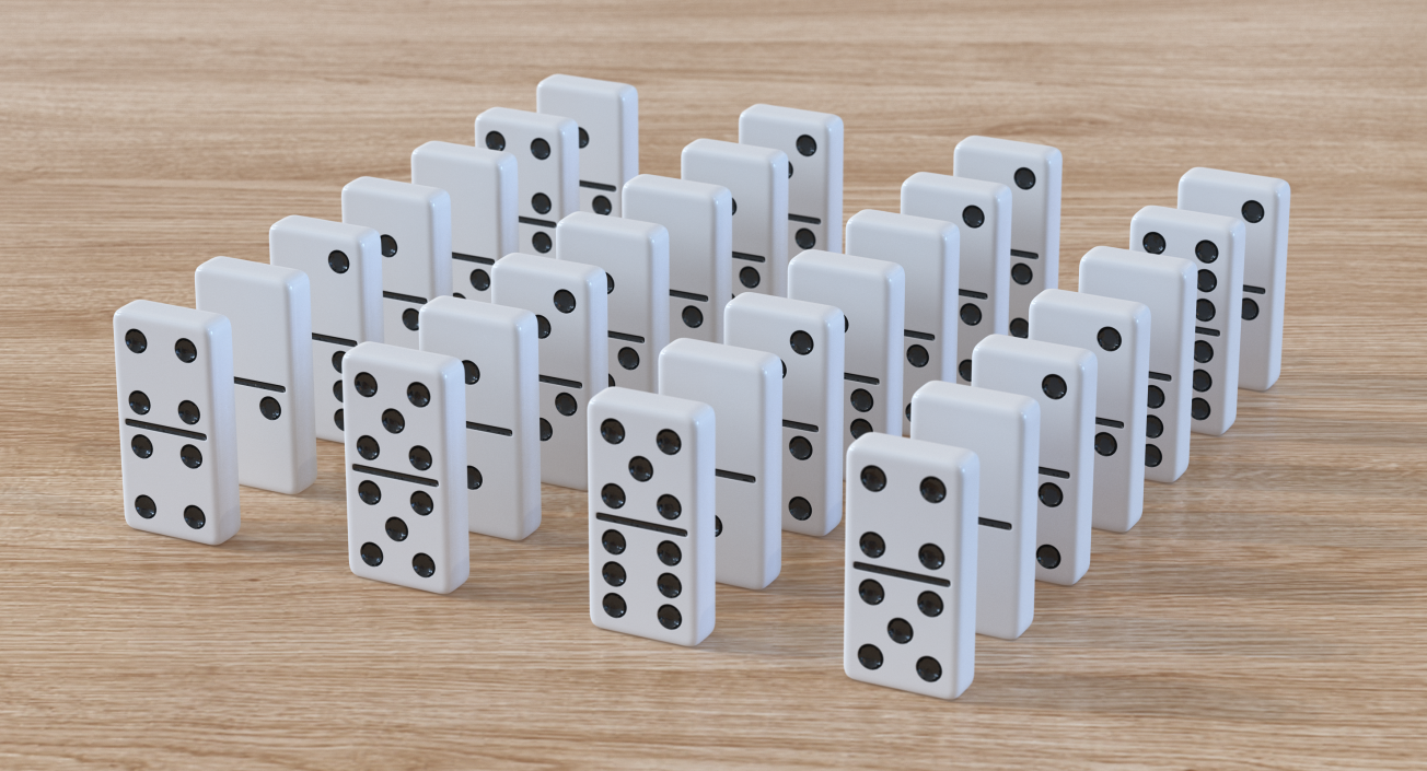 Domino Knuckles Set 3D model