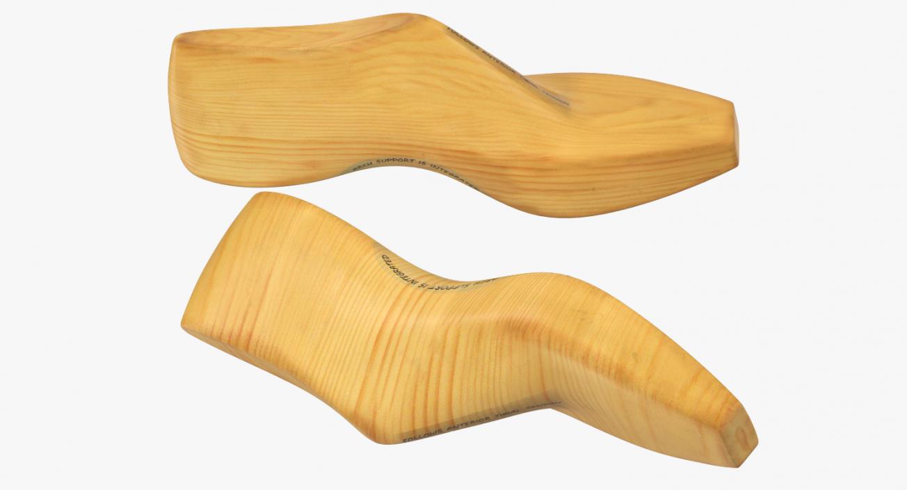 Antique Wooden Shoe Last 3D model