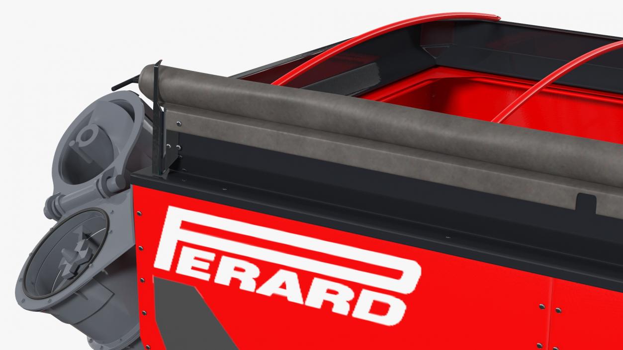 Perard X-Flow 19 Transbordeur Red New Rigged 3D model