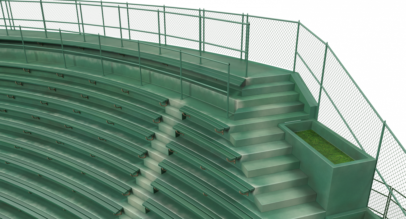 3D Stadium Seating Tribune model