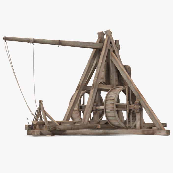 3D Medieval Siege Weapons Collection model