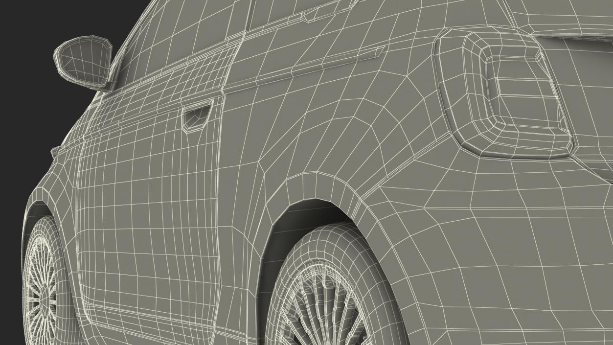 EV Compact Car 3D model