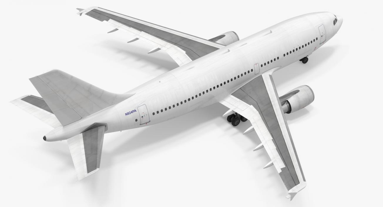 3D model Airbus A310-300 Generic Rigged
