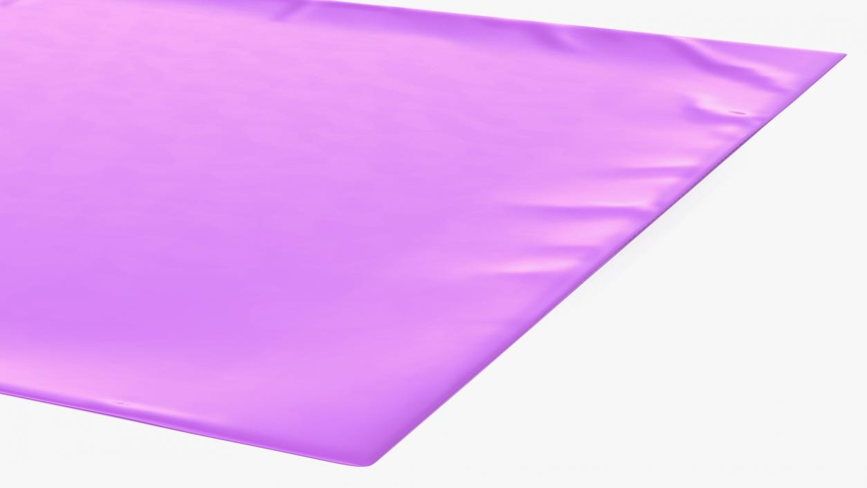 Poly Mailer Plastic Bag Pink Empty 3D model