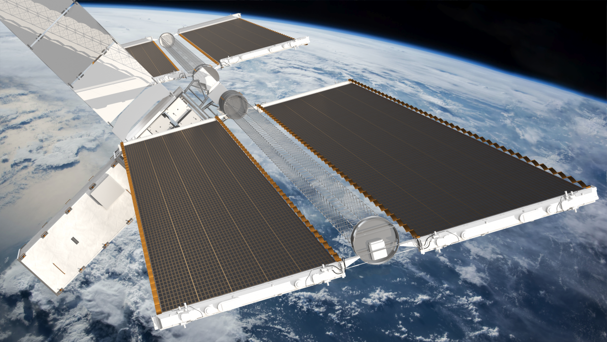 ISS Solar Panel Module 3D