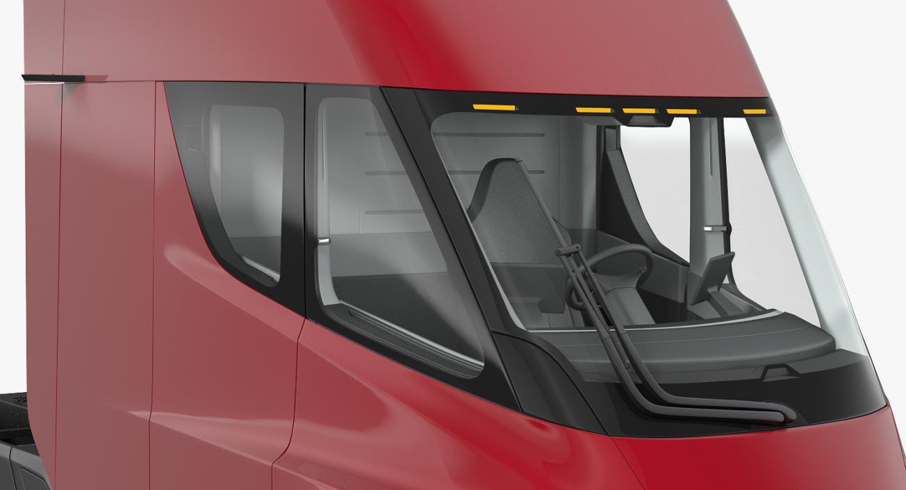 Tesla Semi Truck Simple Interior 3D