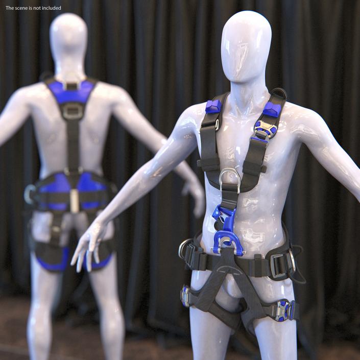 3D model Full Body Harness Generic