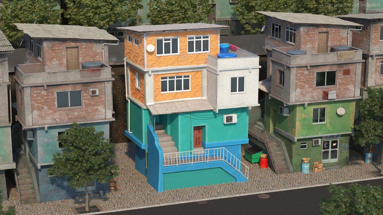 3D Favela House New