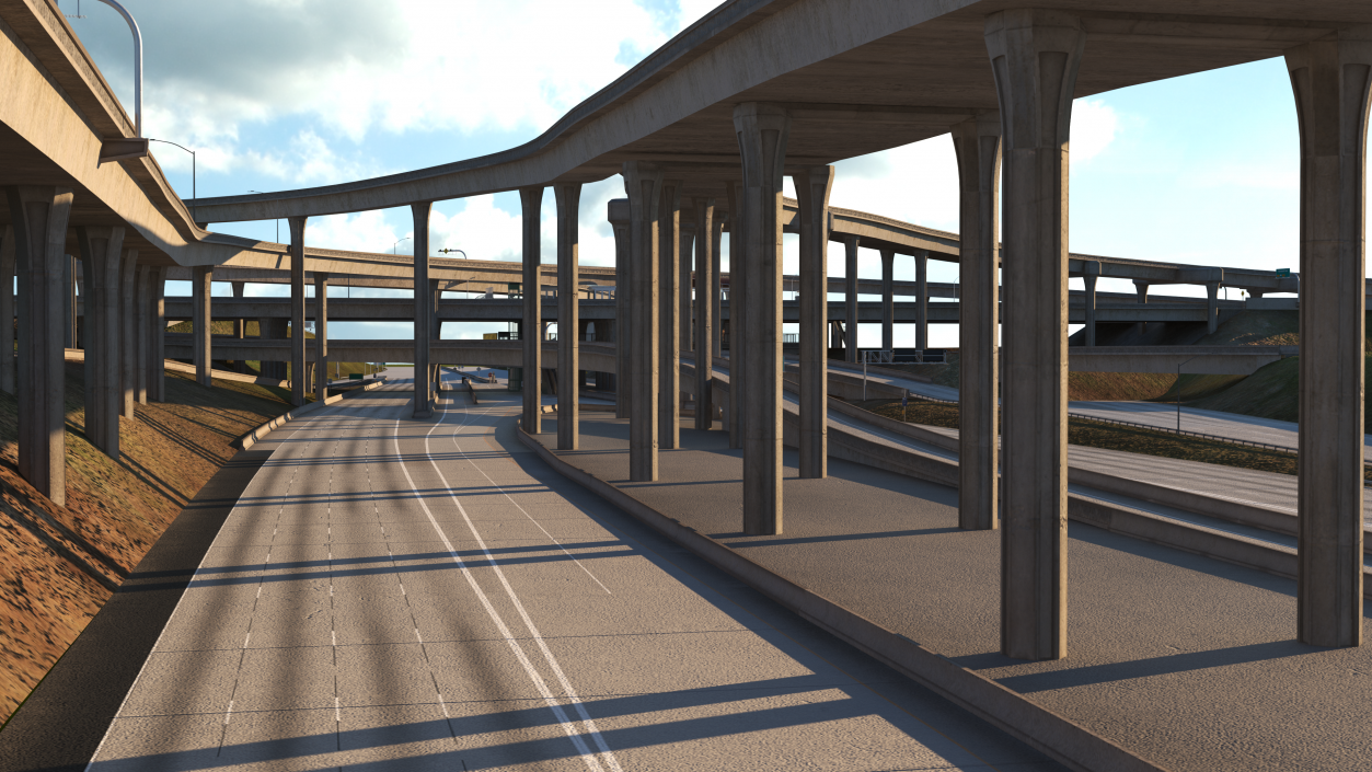 Los Angeles Freeway 3D model