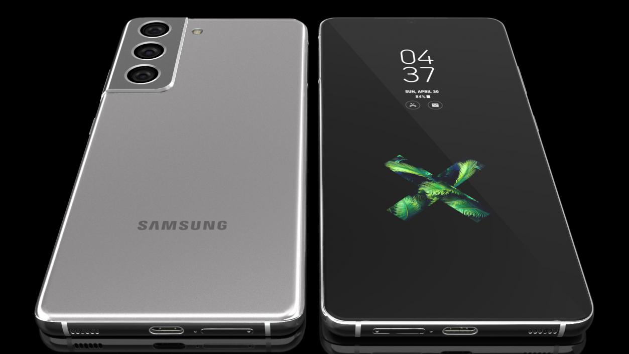 3D Samsung Galaxy S21 5g Phantom Silver